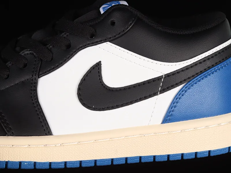 All categories Air Jordan Jordan series basketball shoes Air Jordan 1 Low Air Jordan 1 Low AJ1 Joe 1 black and blue Grimace DM7078-110